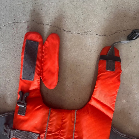 Outward Hound Dog Outward Hound Ripstop Dog Life Vest Orange Safety